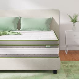 Novilla hybrid mattress side profile showing pillow top